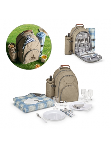 Zaino con tasca termica per picnic personalizzato Villa